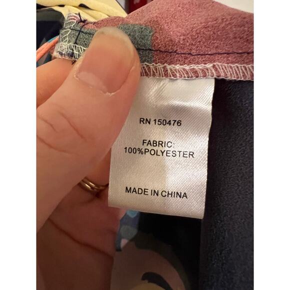 Crosby Colorful Puff Long Sleeve Top Sz S - Picture 4 of 5